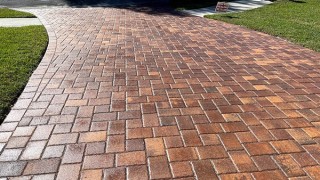 Before and After Brick Paver Sealing