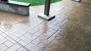 Stamped Concrete Gloss Sealer